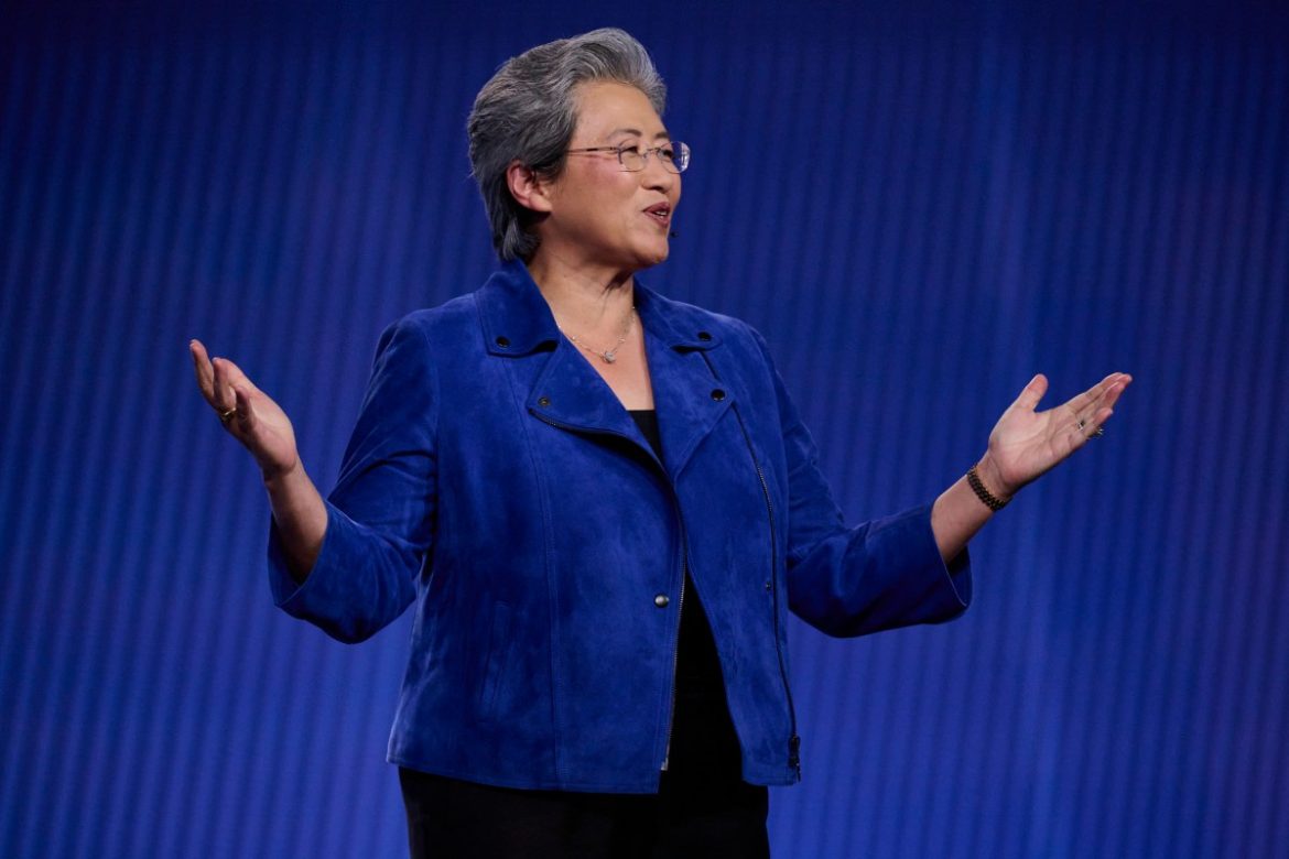 Lisa Su, chair and chief executive officer of Advanced Micro Devices Inc. (AMD)